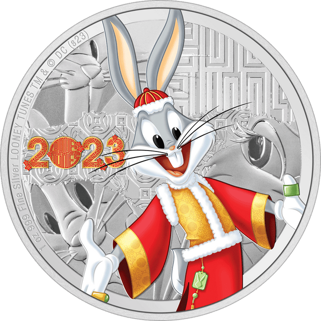 Looney Tunes™ Year of the Rabbit – Bugs Bunny 1oz Silver Coin - New Zealand Mint