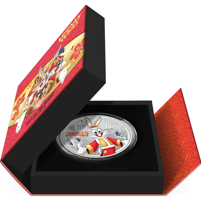 Looney Tunes™ Year of the Rabbit – Bugs Bunny 3oz Silver Coin - New Zealand Mint