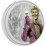 Unleash nightmares upon Gotham City with the one and only THE JOKER™. Expertly crafted from 1oz of pure silver, the coin shows a coloured portrait of the agent of chaos, sporting an evil grin and holding his signature Joker card.