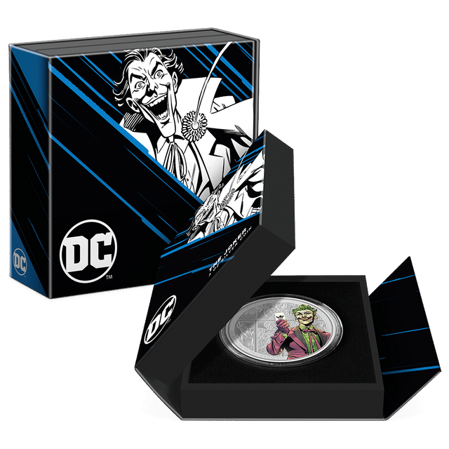 DC Villains – THE JOKER™ 3oz Silver Coin