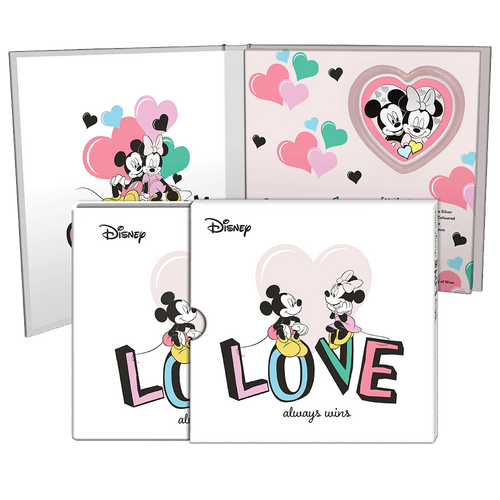 Disney Love 2023 – Love Always Wins 1oz Silver Coin Featuring Custom-designed Book-style Packaging With Inner Coin case. 