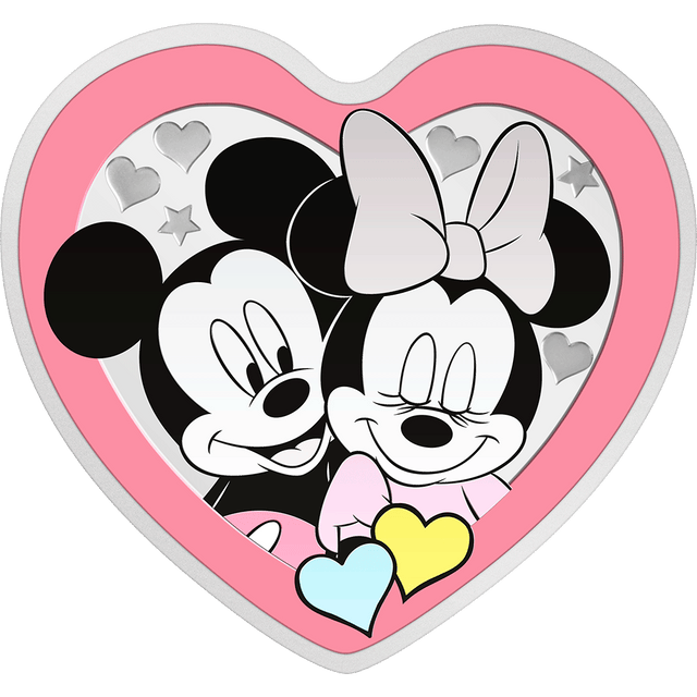 Disney Love 2023 – Love Always Wins 1oz Silver Coin - Flat View