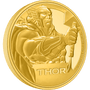 Marvel’s God of Thunder shines in fine gold! Officially licensed, you could be one of just 250 owners of this exquisite piece. Made of 1oz fine gold – a piece made to last. Fully engraved to show a close-up of the mighty Thor holding his hammer. - NZ Mint