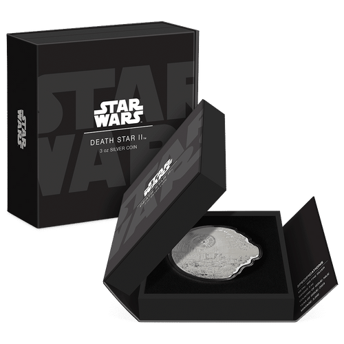 Star Wars™ - Death Star ll™ 3oz Silver Coin