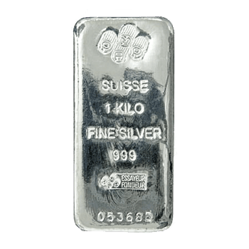 1kg Silver Bar PAMP Suisse - New Zealand Mint