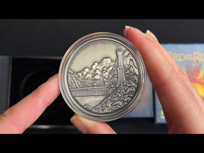 YouTube Unboxing ofTHE LORD OF THE RINGS™ - Mordor 3oz Silver Coin.