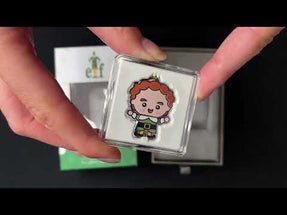YouTube Unboxing of Christmas Elf 1oz Silver Chibi® Coin.