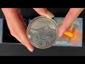 YouTube Unboxing of THE LORD OF THE RINGS™ - Mount Doom 1oz Silver Coin.