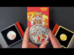 YouTube Unboxing of Looney Tunes™ Year of the Rabbit – Bugs Bunny Silver & Gold Coins.