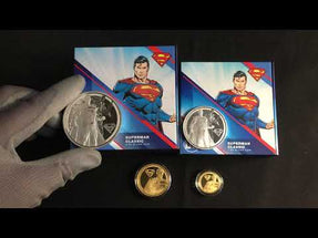 YouTube Unboxing of SUPERMAN™ Classic 1oz Silver Coin.