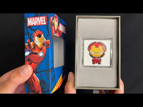 YouTube Unboxing of Marvel – Iron Man 1oz Silver Chibi® Coin.