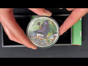 YouTube Unboxing of Disney Cinema Masterpieces - Jungle Book 3oz Silver Coin.