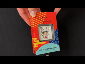 YouTube Unboxing of Lunar Series - 2023 Year of the Rabbit 1oz Silver Chibi® Coin.