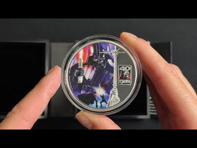 YouTube Unboxing of Star Wars: Return of the Jedi™ 40th Anniversary 3oz Silver Coin.